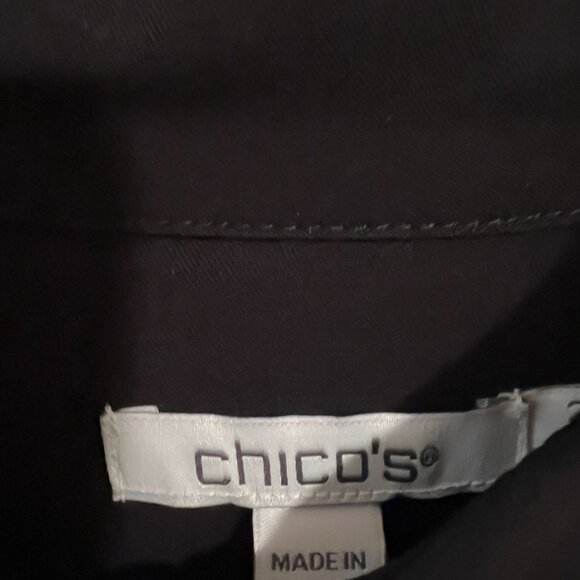 Chico’s Flounce Sleeve Midi Dress - L - Picture 6 of 6